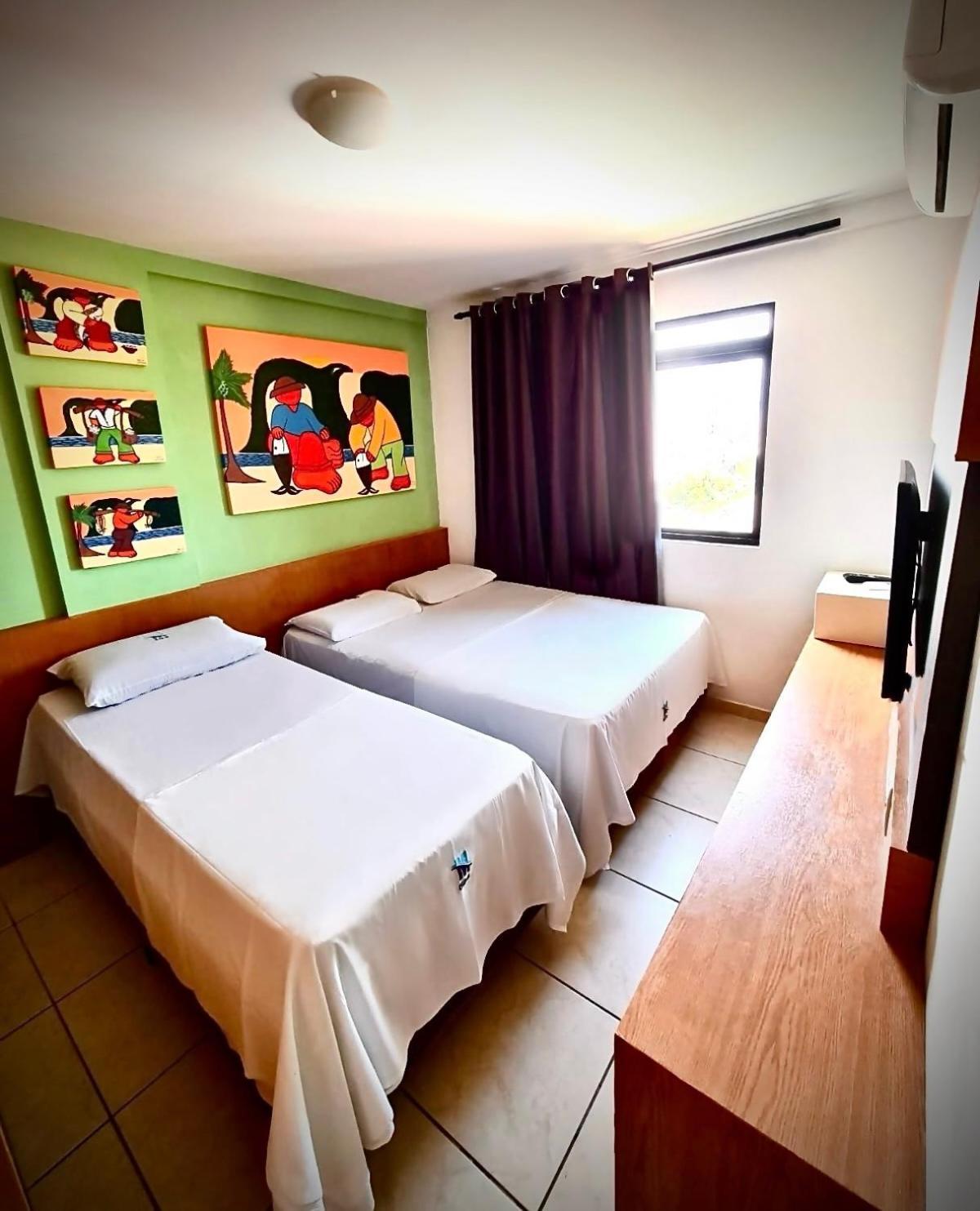Apartamento Aconchegantes Flats, 1 E 2 Qtos, Em Ponta Negra Natal Exterior foto